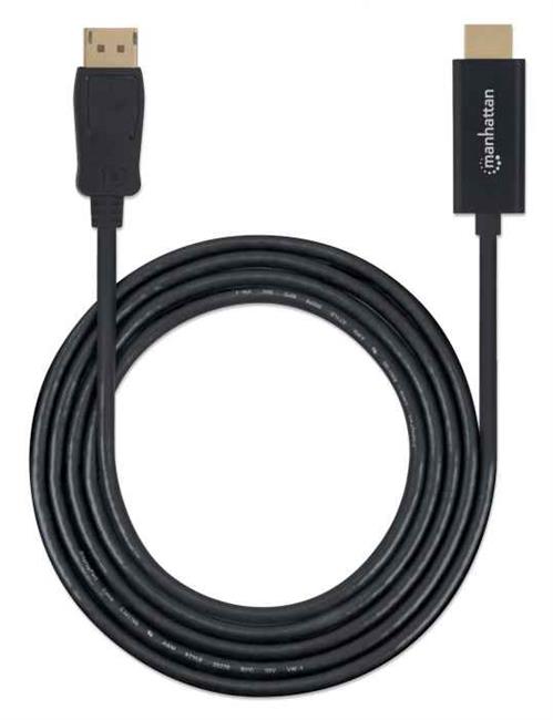 Manhattan 1080p DisplayPort to HDMI Cable - Computer Monitor Accessories