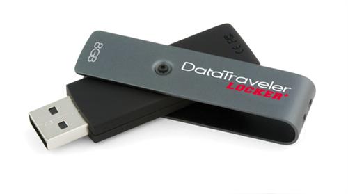 Kingston Data Locker + 8GB USB 2.0 Flash Drive - Flash Memory products