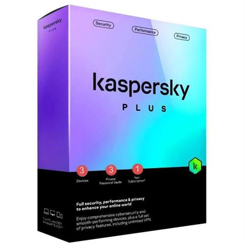 Kaspersky PLUS Security Software - Computer Software