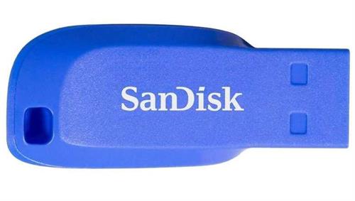 Sandisk Cruzer USB 16GB Flash Drive Blue - Flash Memory products