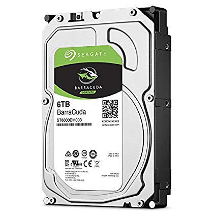 Seagate Barracuda 6TB SATA 6Gbps With 256MB Cache Internal - Hard Drives/Storage