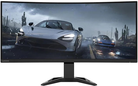 Lenovo G34w-30 34 Inch WQHD LED VA Curved Gaming Monitor - Computer Monitors