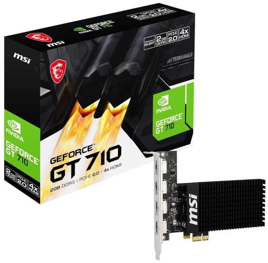 MSI nVidia Geforce GT 710 2GD3H 2GB PCIe 2 x16 - Computer Graphic Cards