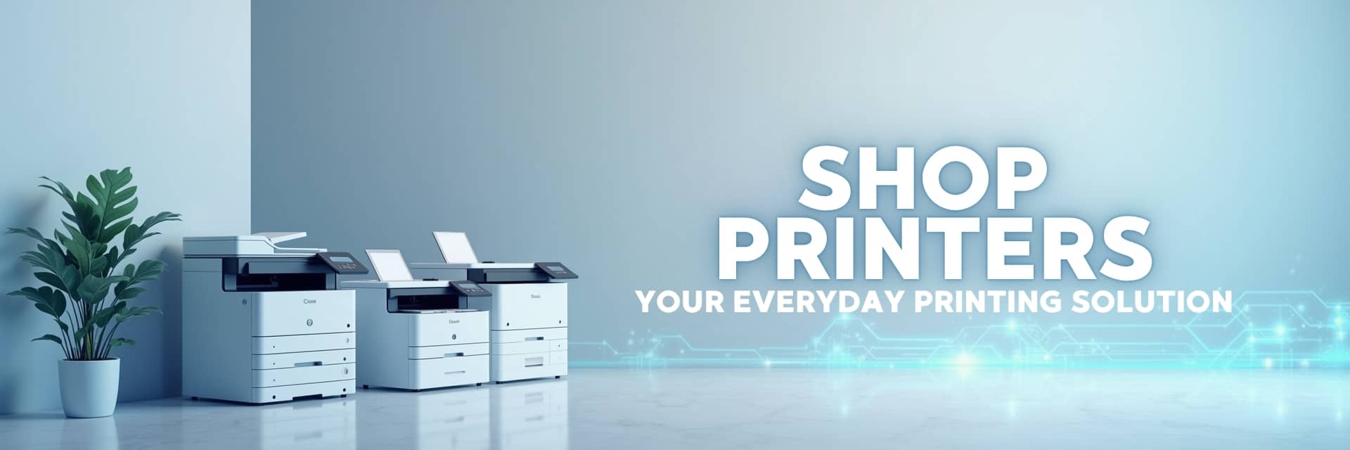 Printers banner featuring Epson, HP, and Canon printers for home and office printing solutions – NovaTech South Africa.