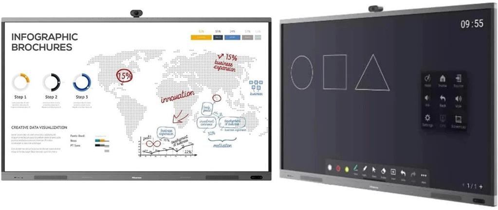 Hisense 65 inch 65WR6BE UHD Touch Interactive - Smart Boards