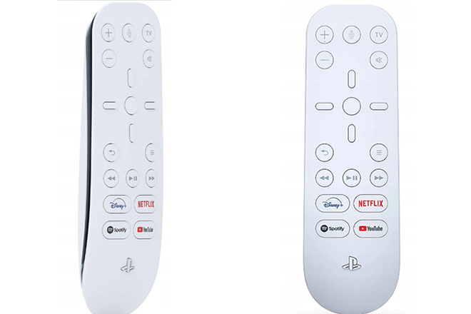 PlayStation 5 - PS5 Media Remote - Glacier White - Console Gaming Accessories