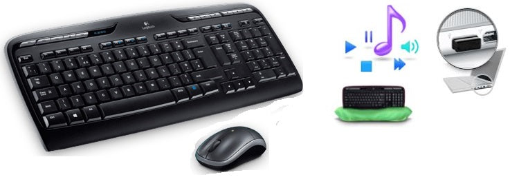 Logitech MK330 Wireless Keyboard & Mouse Combo