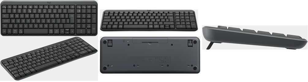 Logitech K250 Bluetooth Graphite Wireless Keyboard