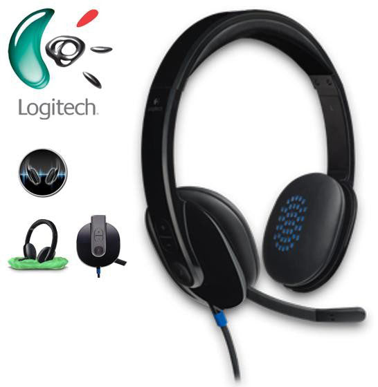 Logitech H540 USB Computer Headset - Headphones