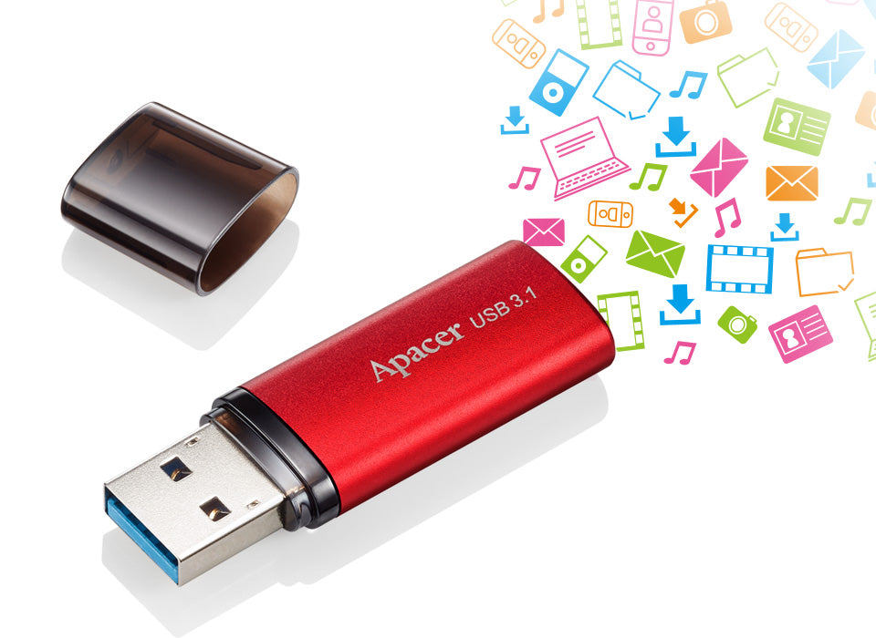 Apacer AH25B 128GB USB 3.1 Gen1 Flash Drive - Flash Memory products