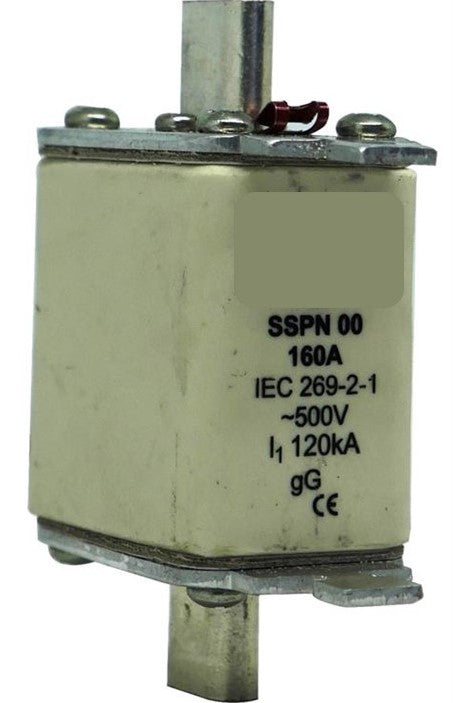 Solarix Eaton Bussman 500V 160A NH00 Ceramic Din - Renewable Power Solutions