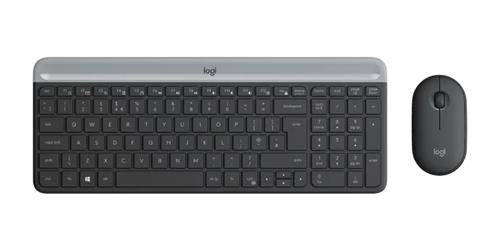 Logitech MK470 Slim Wireless Keyboard and Mouse - Keyboards and Mice