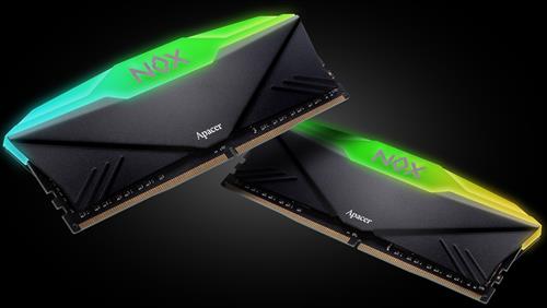 Apacer Nox 8GB RGB DDR4 3200MHz Gaming Memory - Computer Memory