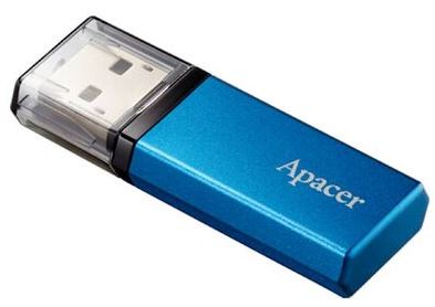 Apacer 128GB AH25C Blue USB 3.2 Flash Drive - Flash Memory products