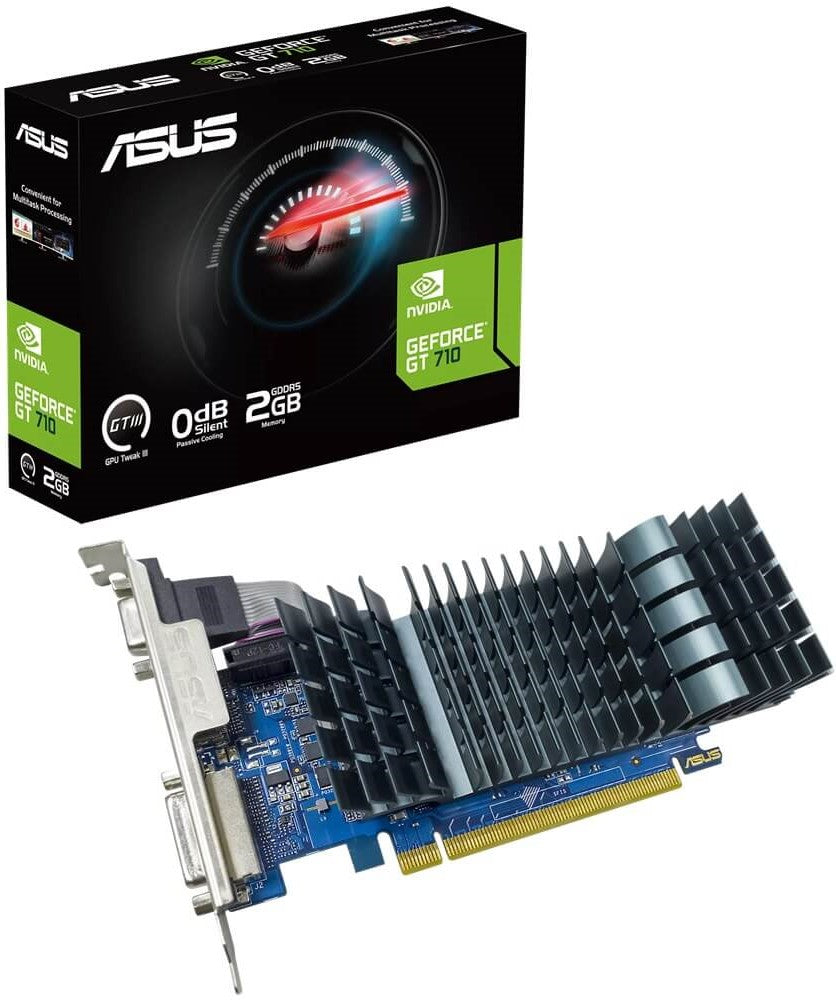 ASUS GeForce GT 710 2GB GDDR5 EVO Graphics Card - Computer Graphic Cards
