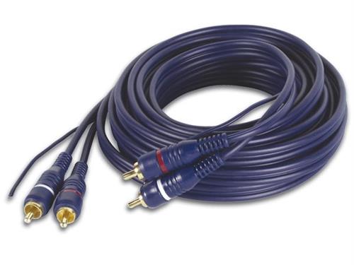 Geeko 2 X RCA Male to Male Audio Cable With Ground - Computer Monitor Accessories