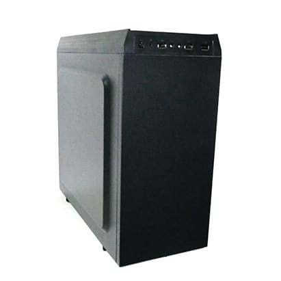 UniQue M.ATX Case with 400W PSU Black - Computer Chassis