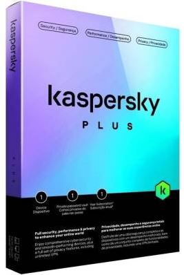 Kaspersky PLUS Security Software 1 Year Subscription - Computer Software