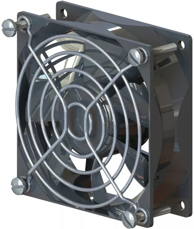 UNIQUE CABINET FAN/PLUG/FINGR FOR 9U - Computer Cooling