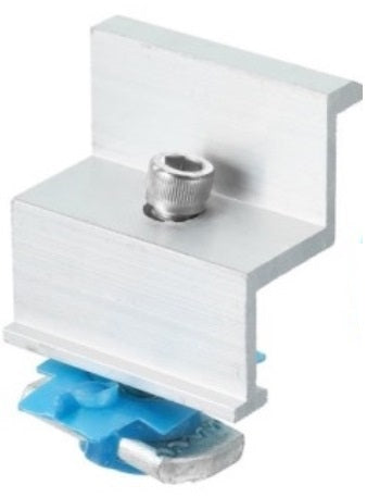 Solarix End Clamp 40mm ELL Solar Panel Mounting - Renewable Power Solutions