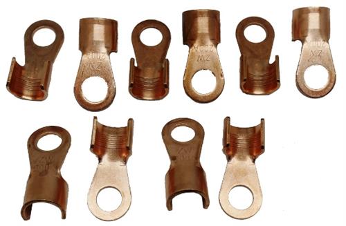 Solarix Non Insulated Copper Battery Cable Lug 35 - Renewable Power Solutions