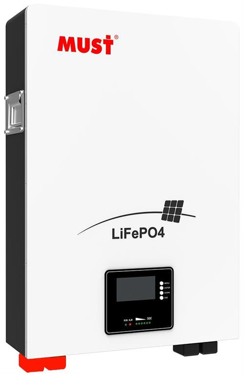 Solarix Must 51.2V 100Ah LiFePo4 Single Battery - Renewable Power Solutions
