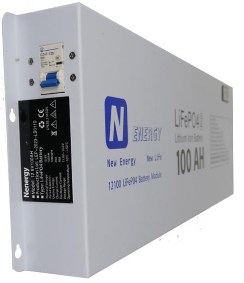 Solarix Nenergy 12V 100Ah LiFePo4 Single Battery - Renewable Power Solutions