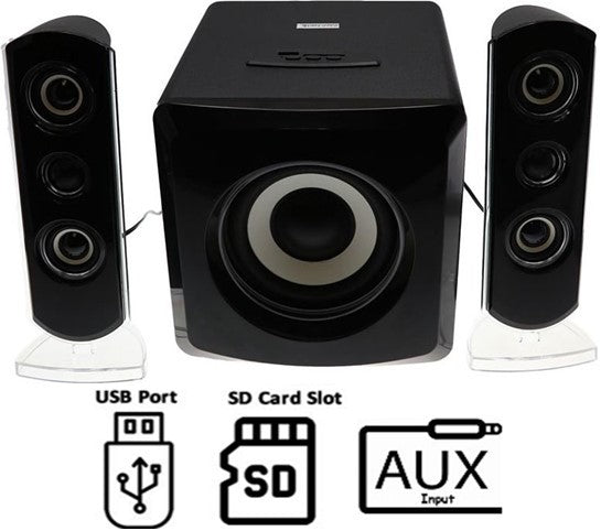 AudioMate 2 Channel and Subwoofer Stereo Speaker