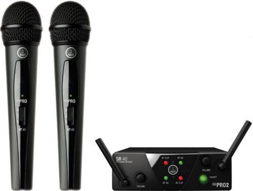 AKG Harman WMS40 Mini Dual Vocal Set Wireless - Speakers & Audio