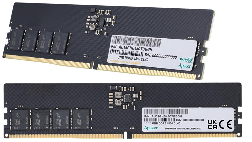 Apacer 8GB DDR5 4800MHZ Desktop Memory - Computer Memory