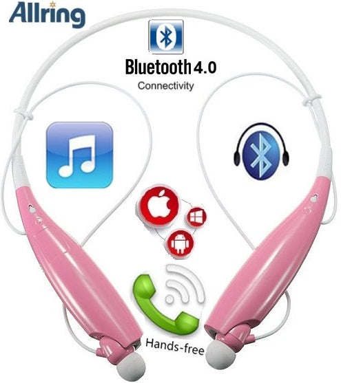 AllRing HBS730 Flexible Bluetooth Ver 4.0 Headset - Headphones