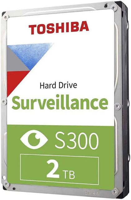 Toshiba 2TB S300 Surveillance 3.5 Inch SATA - Hard Drives/Storage