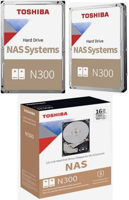 Toshiba N300 4TB NAS hard drive - Hard Drives/Storage