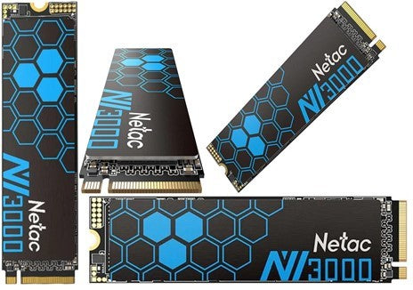 Netac NV3000 M.2 1TB PCIe 3.0 NVMe Internal SSD - Hard Drives/Storage