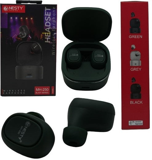 Nesty Blast Series MH 250 True Bluetooth Wireless - Headphones