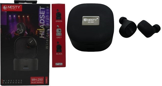 Nesty Blast Series MH 250 True Bluetooth Wireles Earbudss - Headphones