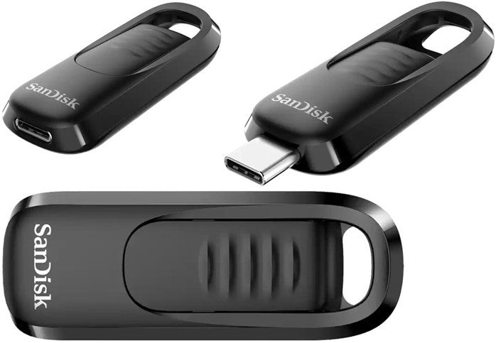 SanDisk Ultra Slider USB Type-C Flash Drive 128GB - Flash Memory products