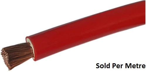 Solarix 16mm2 Battery Power Cable Per Metre Red - Renewable Power Solutions