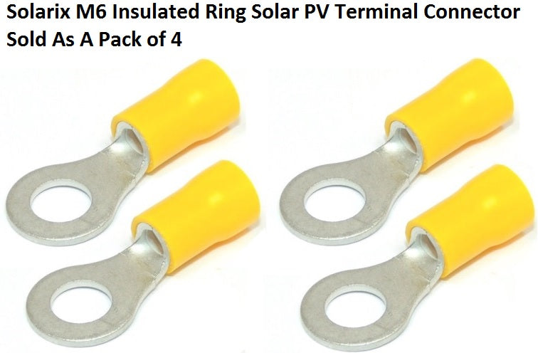 Solarix M6 Insulated Ring Solar PV Terminal - Renewable Power Solutions