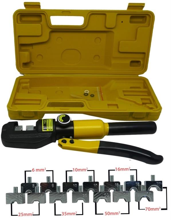 Solarix Manual Hydraulic Lug & Wire Crimper Tool - Renewable Power Solutions