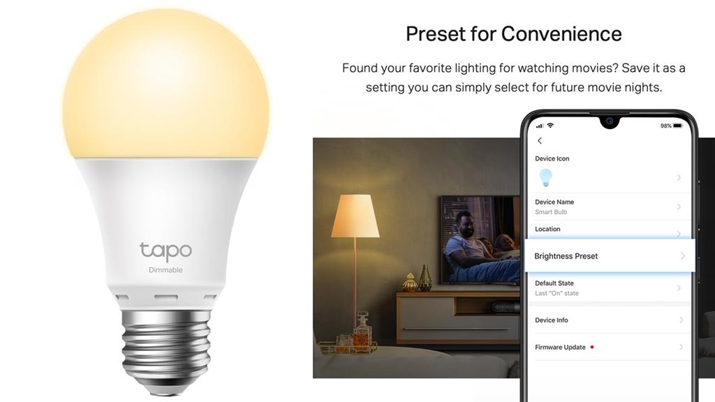 TP-LINK TAPO Smart Wi-Fi Light Bulb - Smart Home