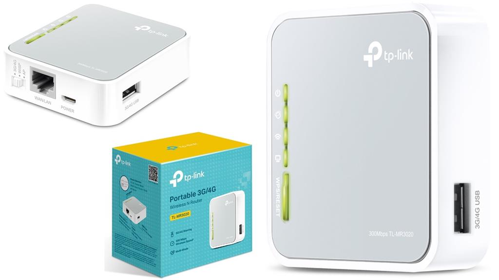 TP-Link TL-MR3020 Portable 3G/4G Wireless N Router - Modems & Routers