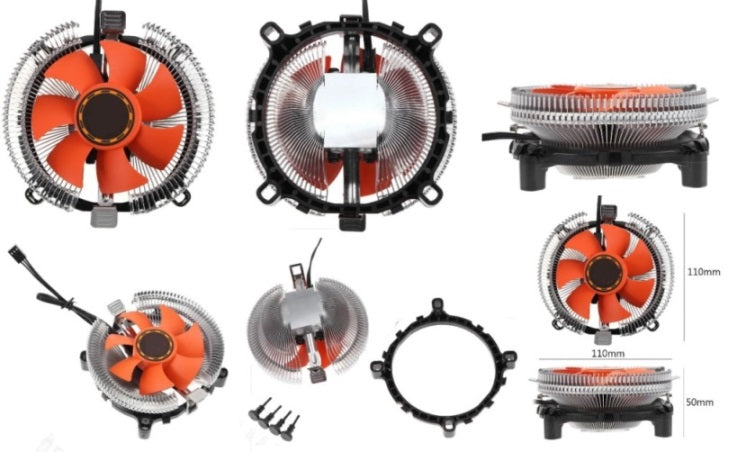 UniQue Thermal Cooling Processor Heatsink and Fan - Computer Cooling