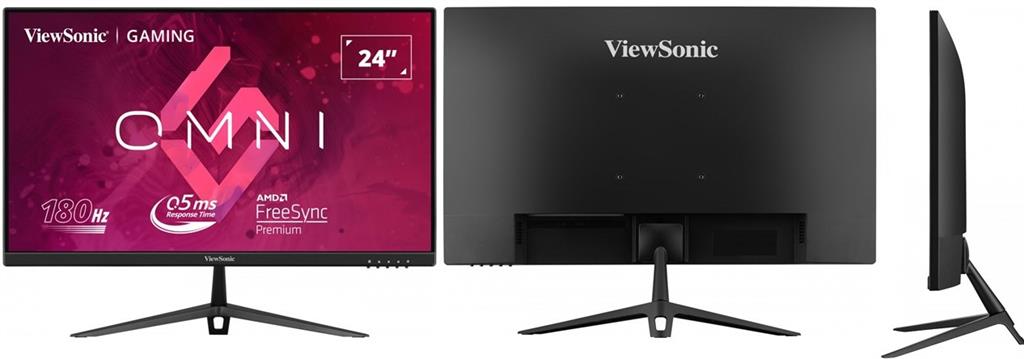 Viewsonic VX2428 23.8 Inch FHD Gaming Monitor with FreeSync - Computer Monitors