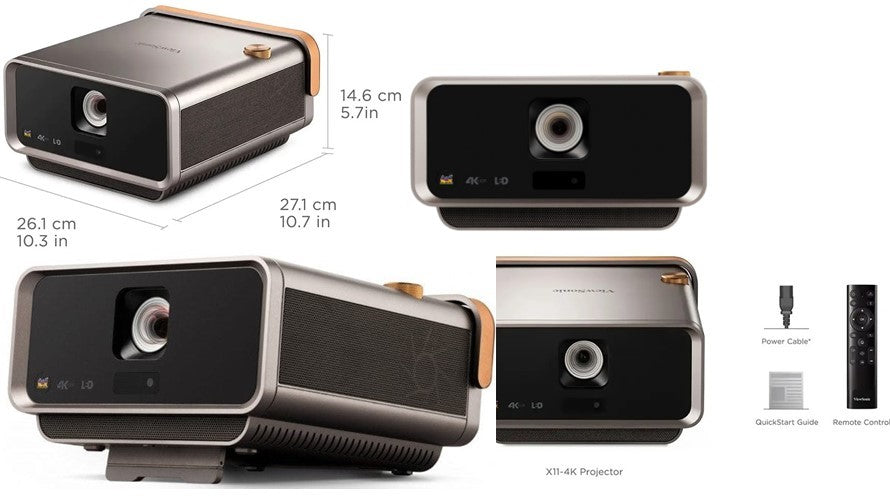 Viewsonic X11 4K UHD LED Short Throw Projector - Projectors and Accessories