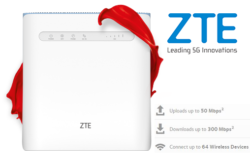 ZTE MF286C LTE 4G WiFi Router - Modems & Routers