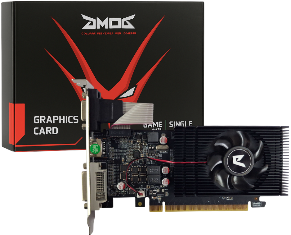 AMOG GT730 4GB DDR5 128 Graphics Card - Computer Graphic Cards