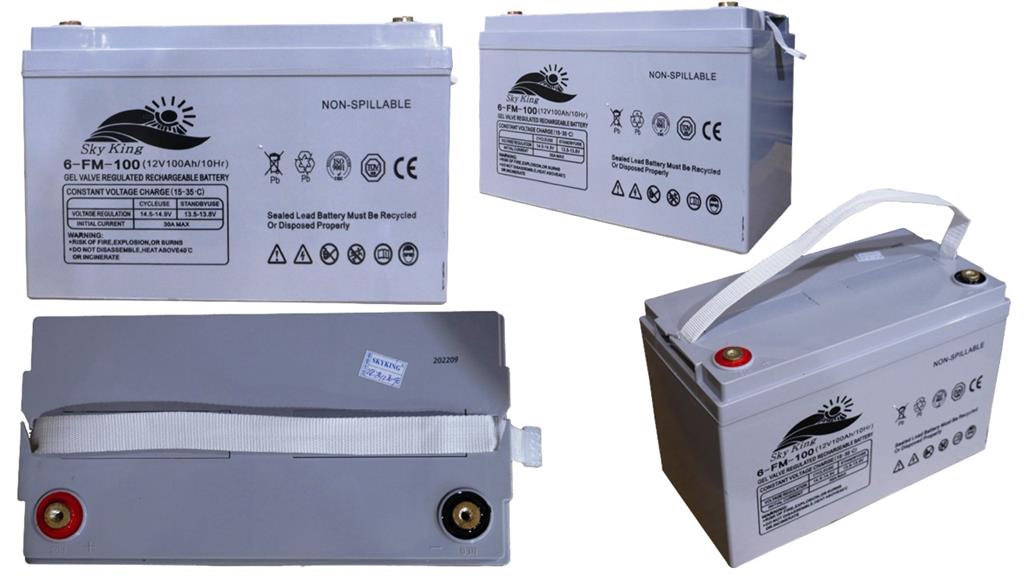 Solarix 12V 100AH Deep Cycle Gel Battery â€“ - Renewable Power Solutions