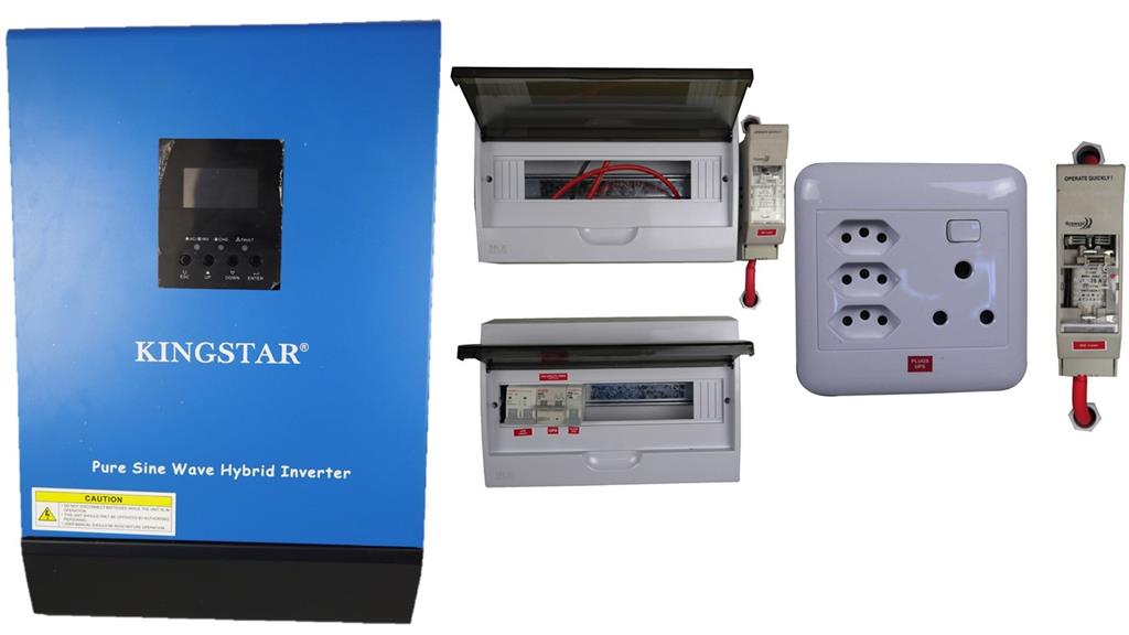 Solarix KingStar 3500VA 24VDC Hybrid Inverter Kit - Renewable Power Solutions