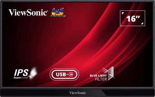 Viewsonic VG1655 15.6 Inch FHD USB Portable Monitor - Computer Monitors